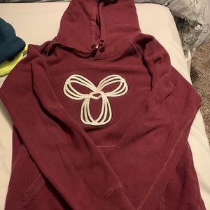 TNA burgundy hoodie